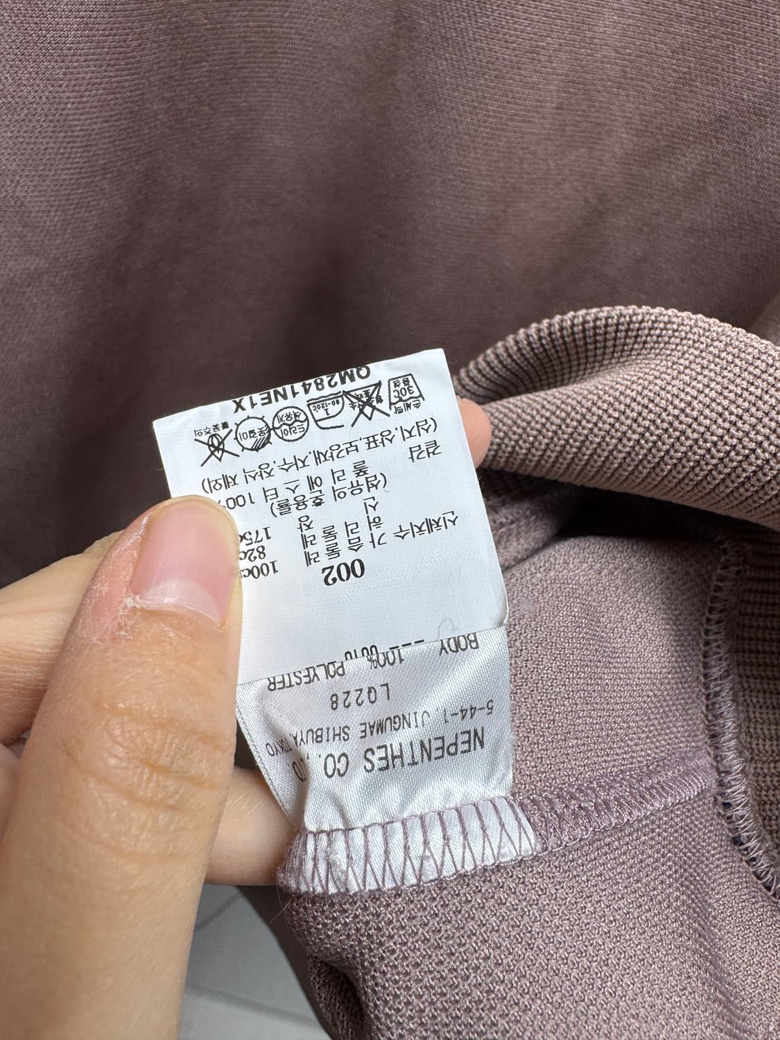 needles 새틴핑크 맨투맨 상품이미지3