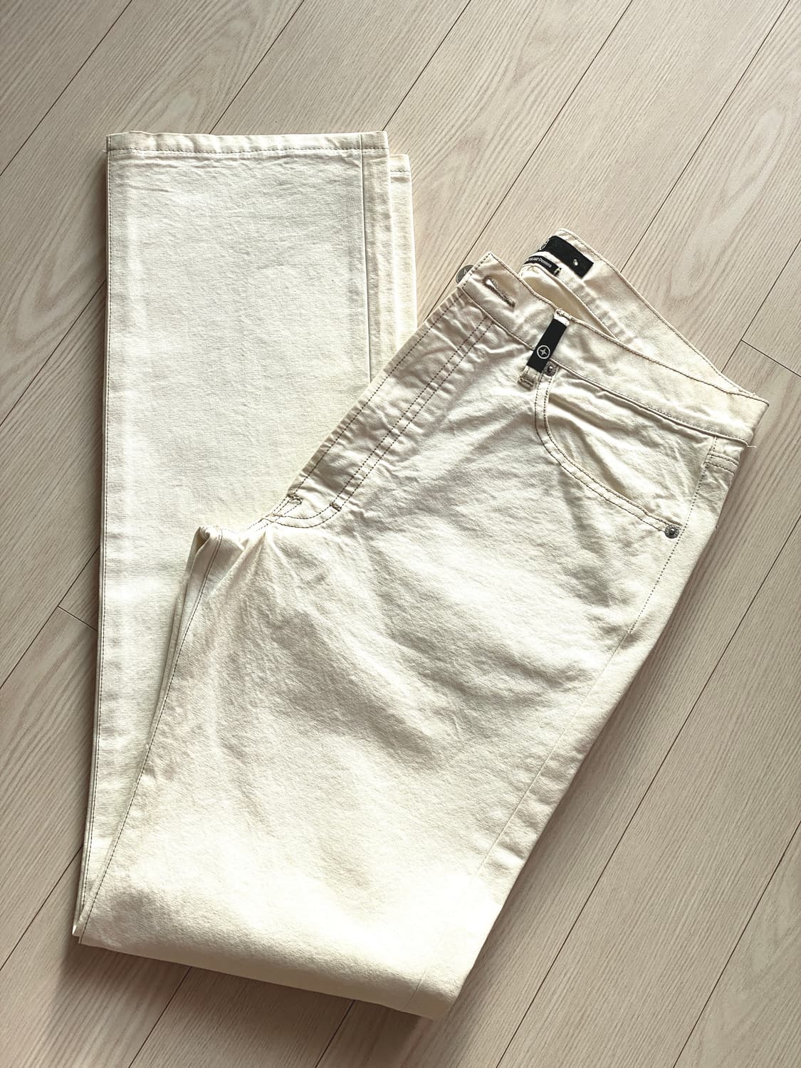  스톤아일랜드 아이보리 치노 레귤러 핏 31~32 사이즈 상품이미지1