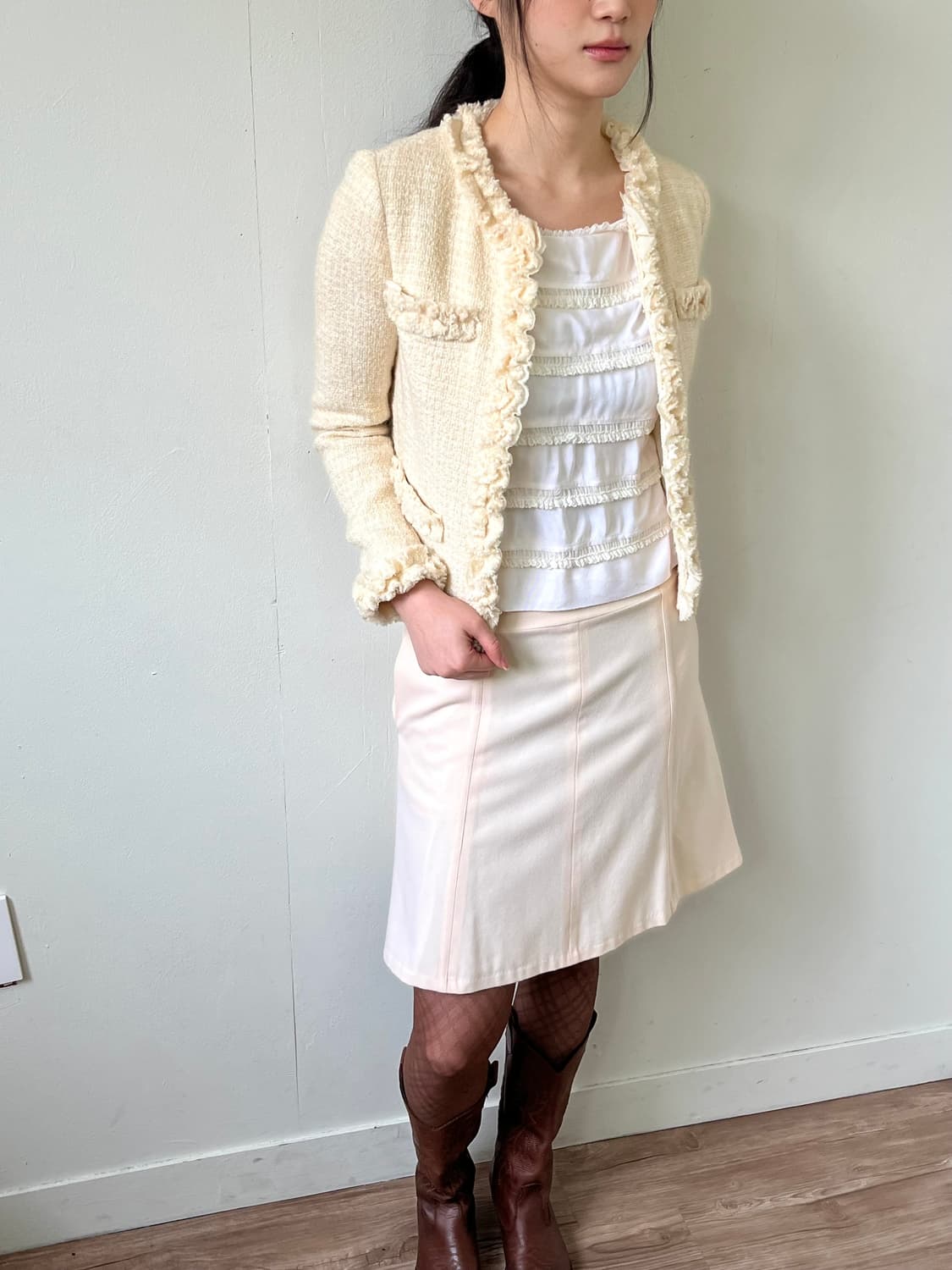 peyton place 트위드 자켓 상품이미지6