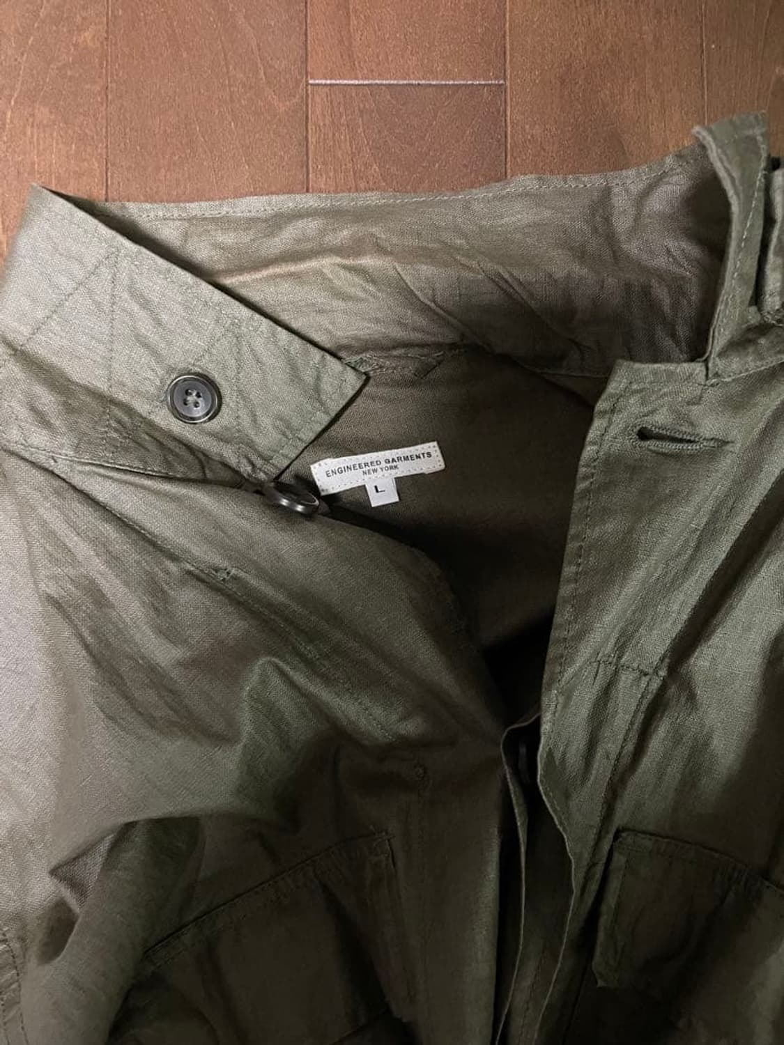 [L] 엔지니어드가먼츠 코팅린넨 BDU 자켓 상품이미지6