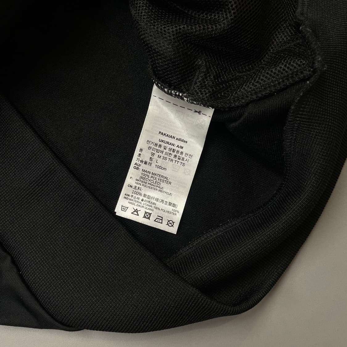아디다스 트랙탑 져지 블랙 L [040504]  상품이미지8