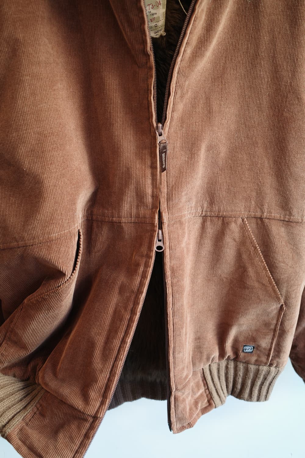 Billabong 빌라봉 코듀로이 퍼 후드 점퍼  상품이미지6