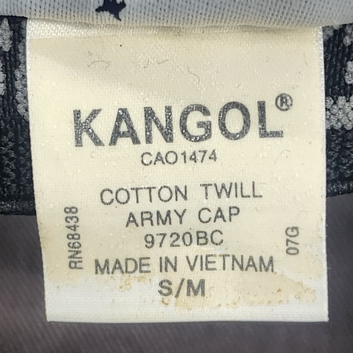 캉골 코튼 트윌 아미 군모 S/M 사이즈 상품이미지10