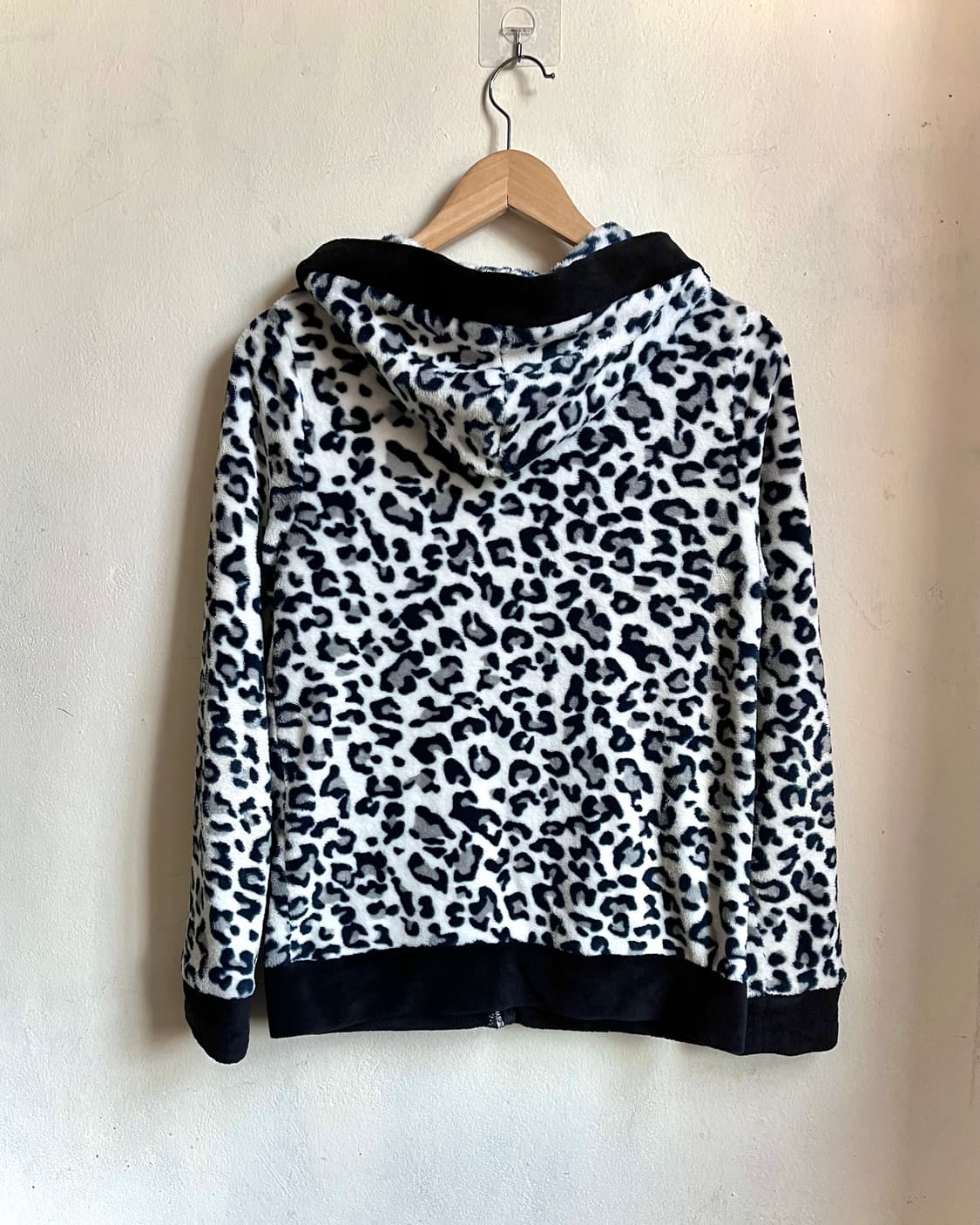 Old Disney Japan Leopard Fur Hood Zip-Up 상품이미지7