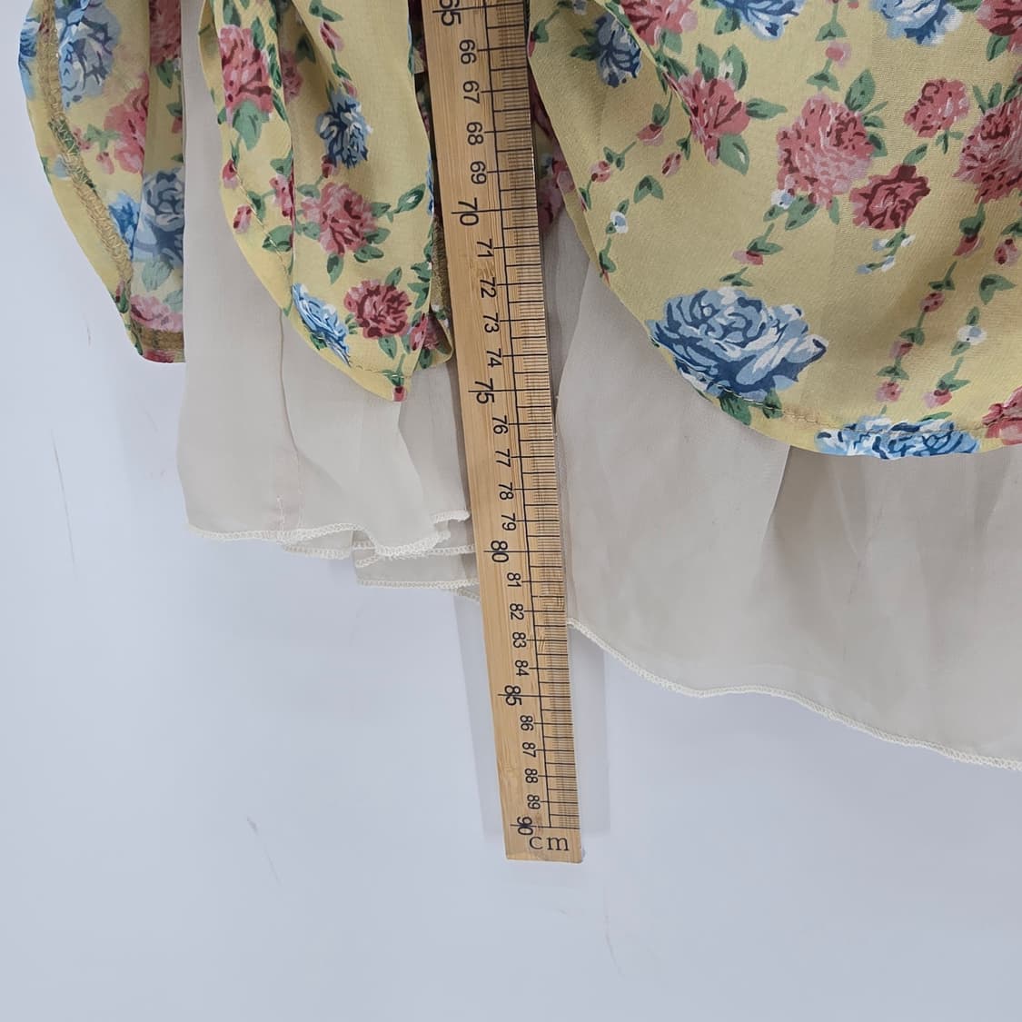 axesfemme 로맨틱 플라워 레이어드 쉬폰 원피스 상품이미지3