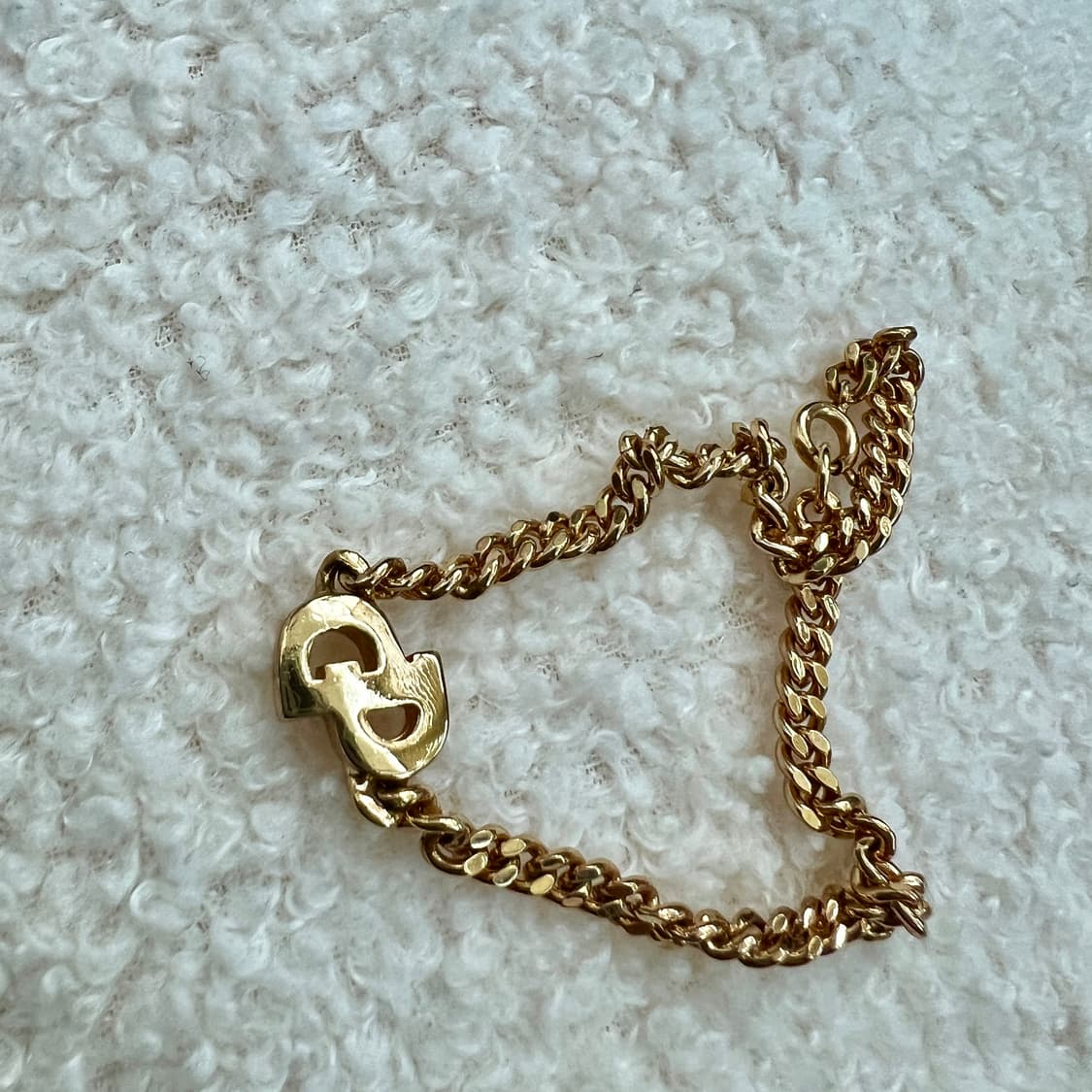 CD로고 금장 체인 팔찌 상품이미지4