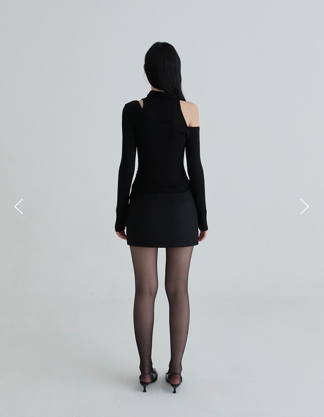 낫유어로즈 Cardigan layered skirt 상품이미지4