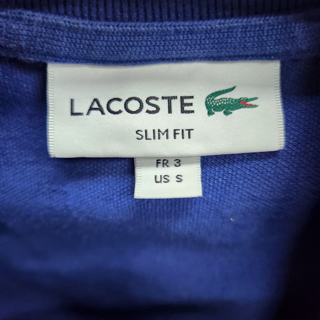 라코스테 로고 슬림핏 반팔카라 S(S) 상품이미지5
