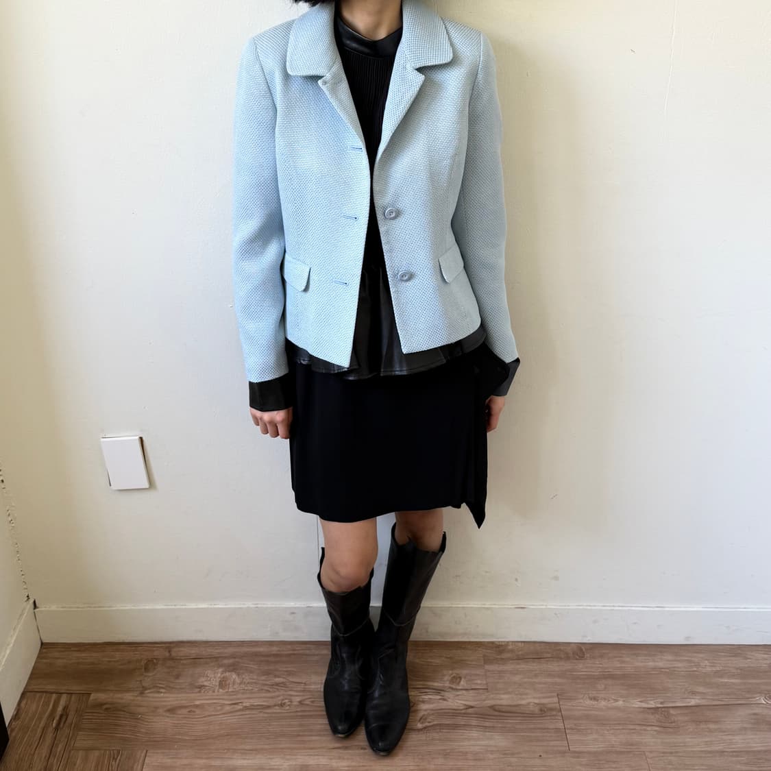 꾸레쥬 스카이 트위드 자켓 상품이미지1