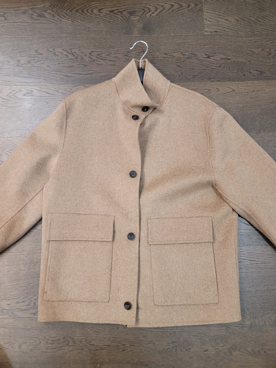 cos 코스 더블 페이스 울 퍼널 넥 자켓 상품이미지2