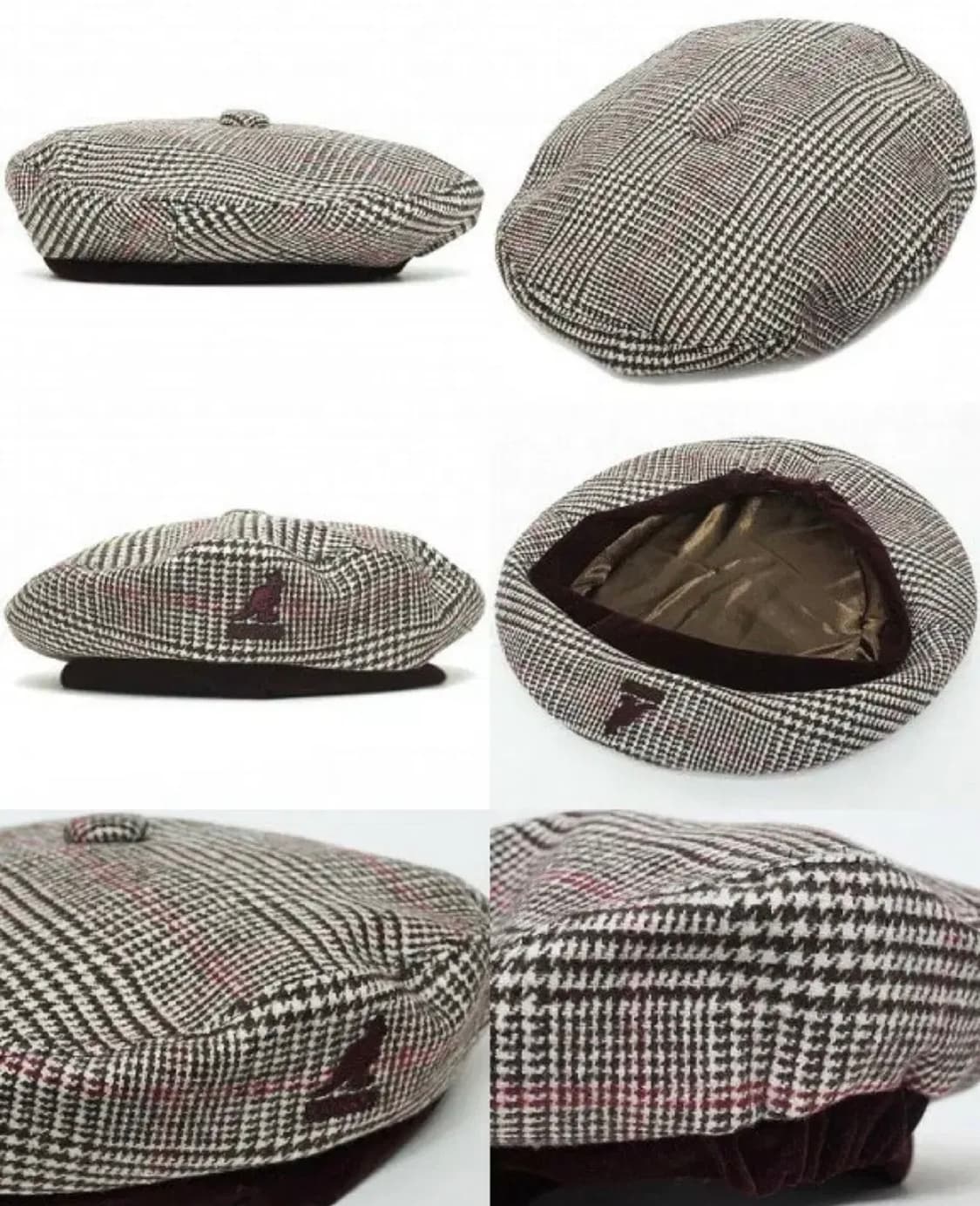 캉골 체크 베레모 K4304HT LX 상품이미지3