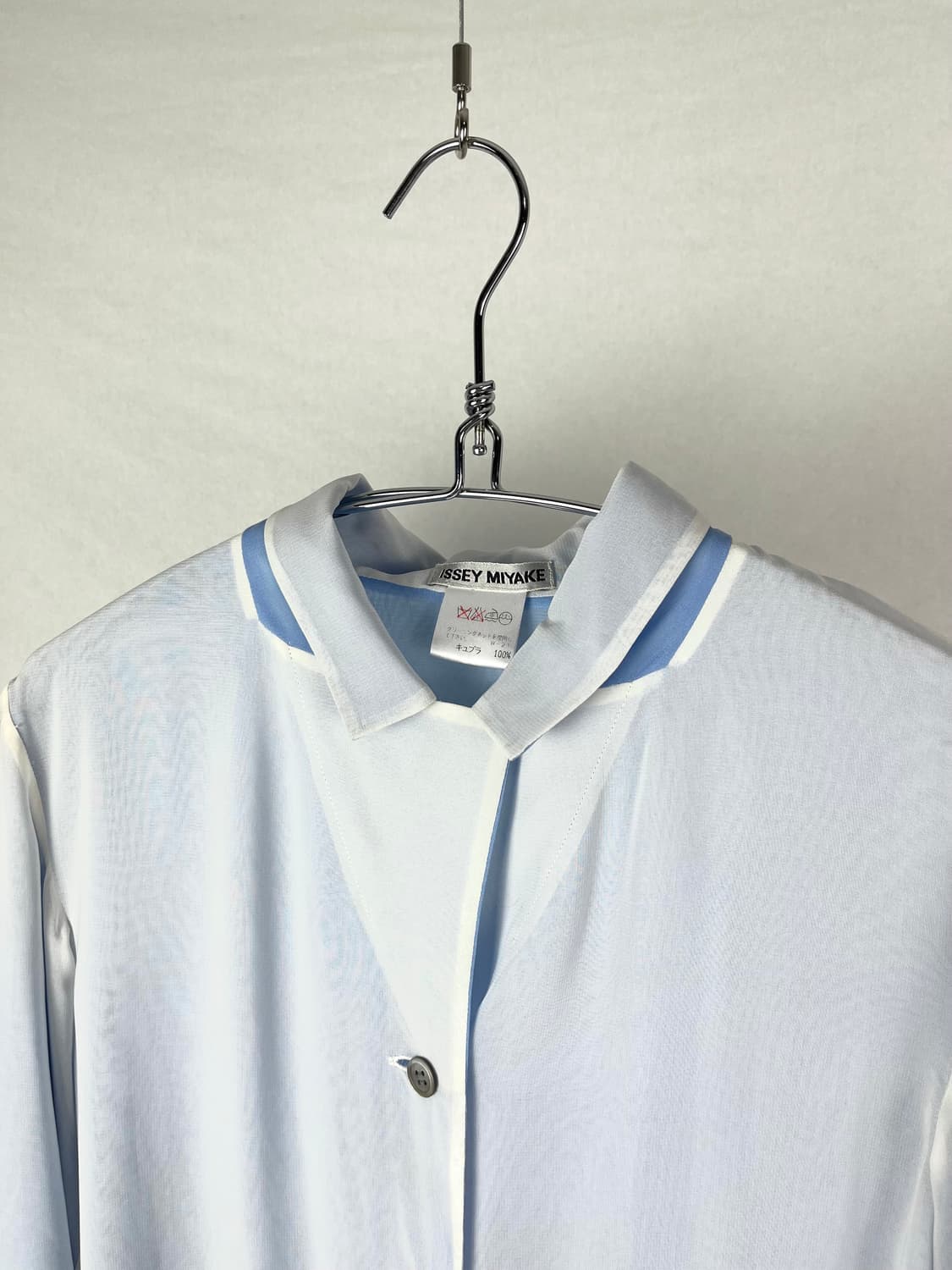 Issey Miyake 큐프라 원단 롱 셔츠 상품이미지3