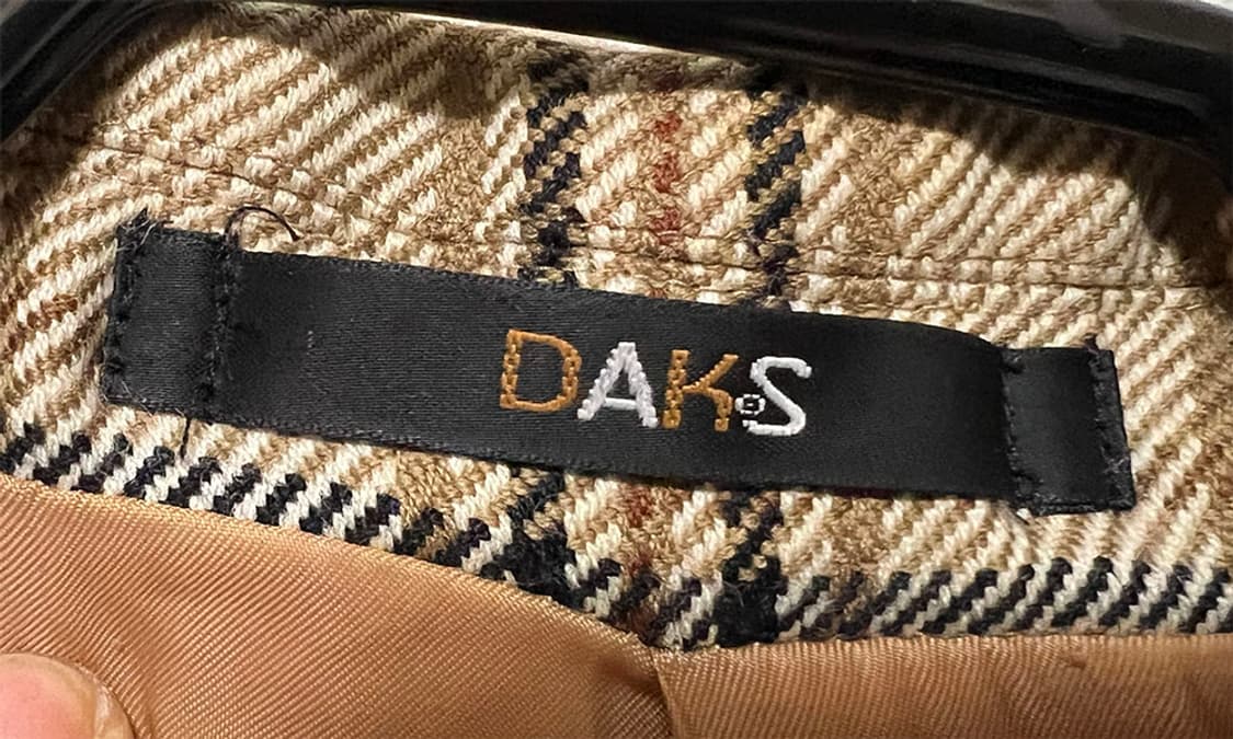 DAKS 닥스 여자 체크자켓 춘추 XS 85 44 상품이미지3