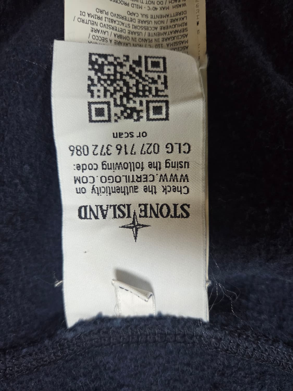 스톤아일랜드 후드집업 네이비 XL 상품이미지2