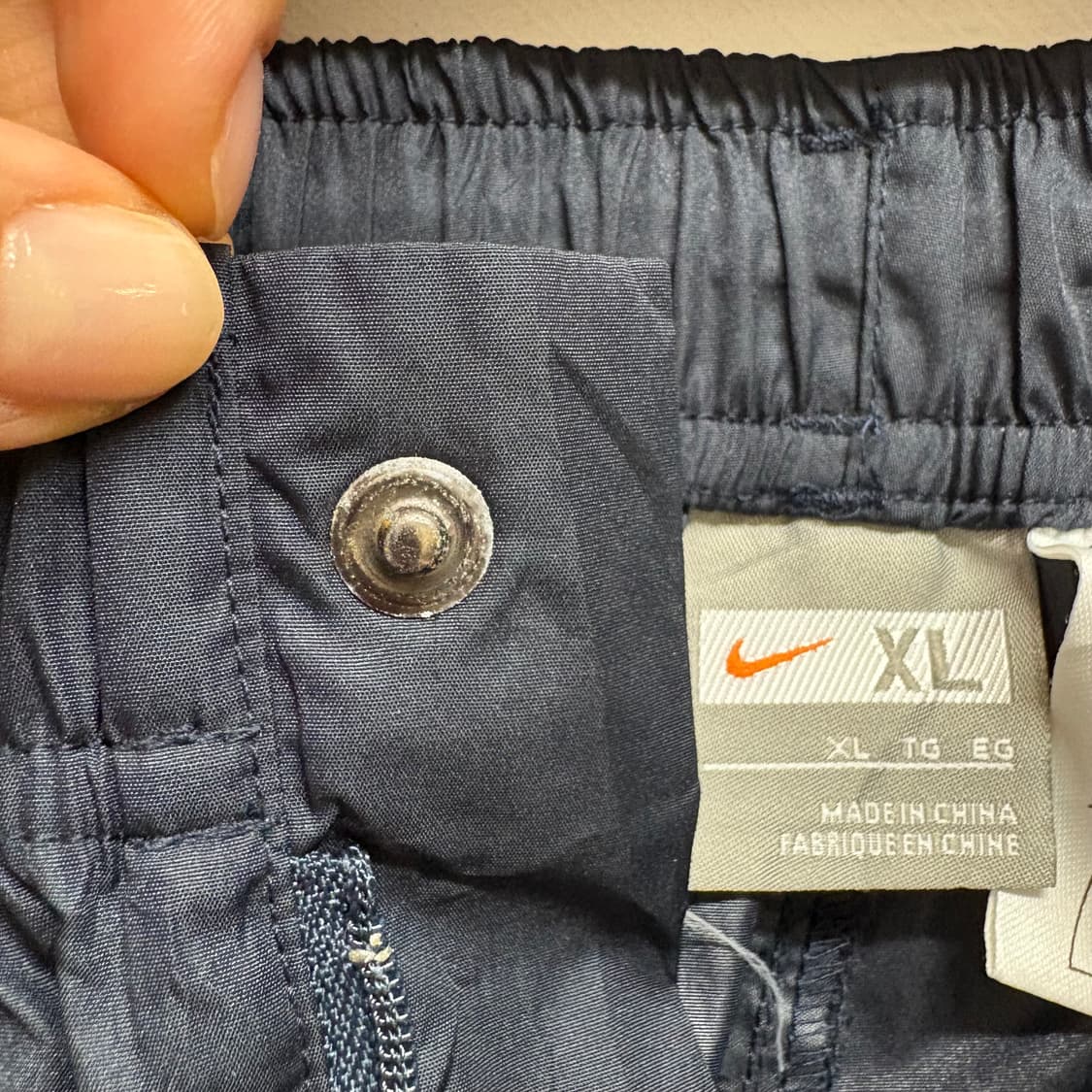 90's Nike 나이키 네이비 버뮤다 팬츠 XL JPN 상품이미지9