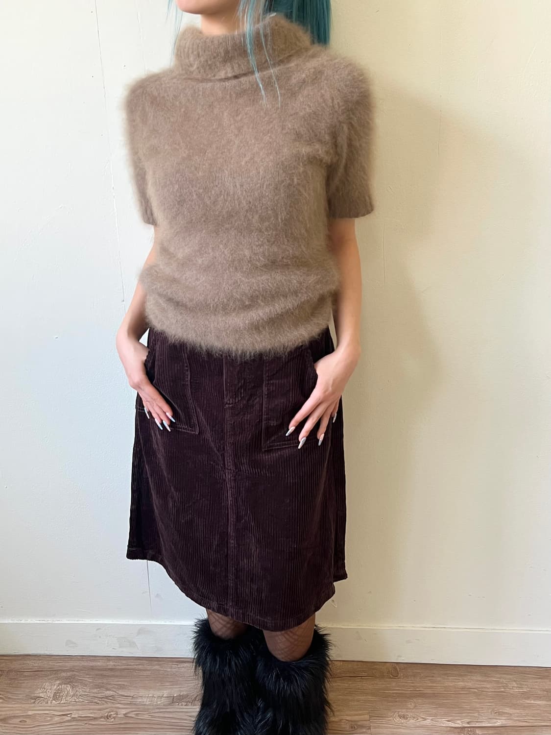 NATURAL BEAUTY 캐시미어 터틀넥 상품이미지4