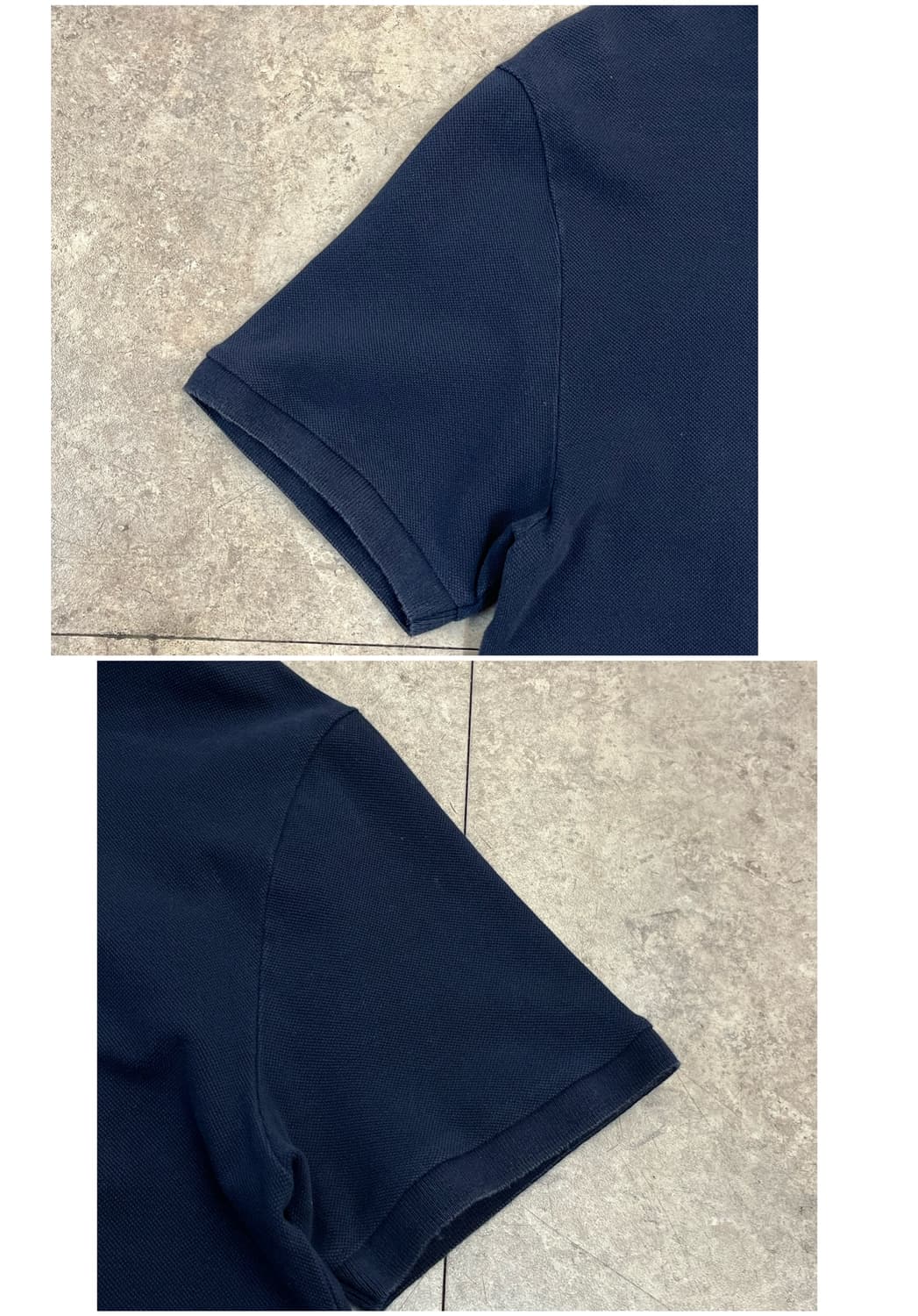 메종키츠네 반팔 카라티 네이비 L #csz2744 상품이미지6