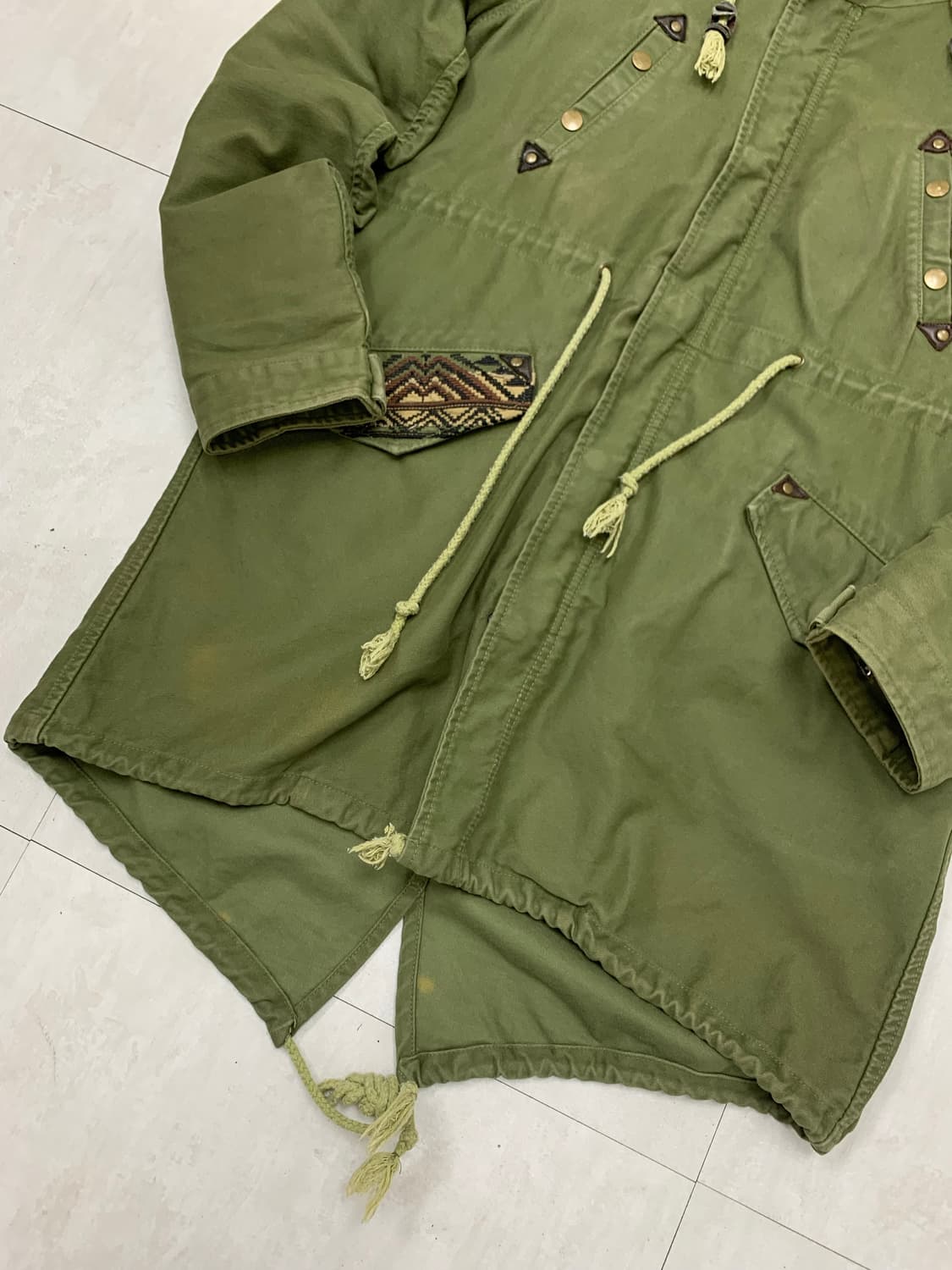 히피 밀리터리 야상 자켓 #401 상품이미지3