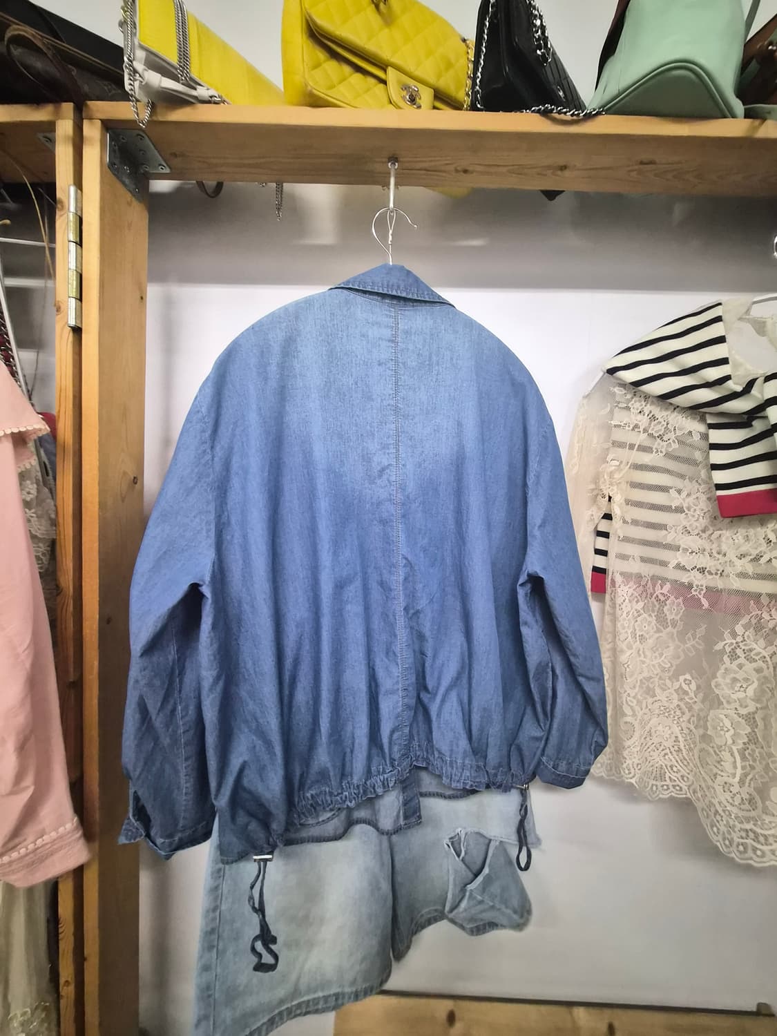 안지크 데님셔츠 점퍼 블루종 상품이미지4