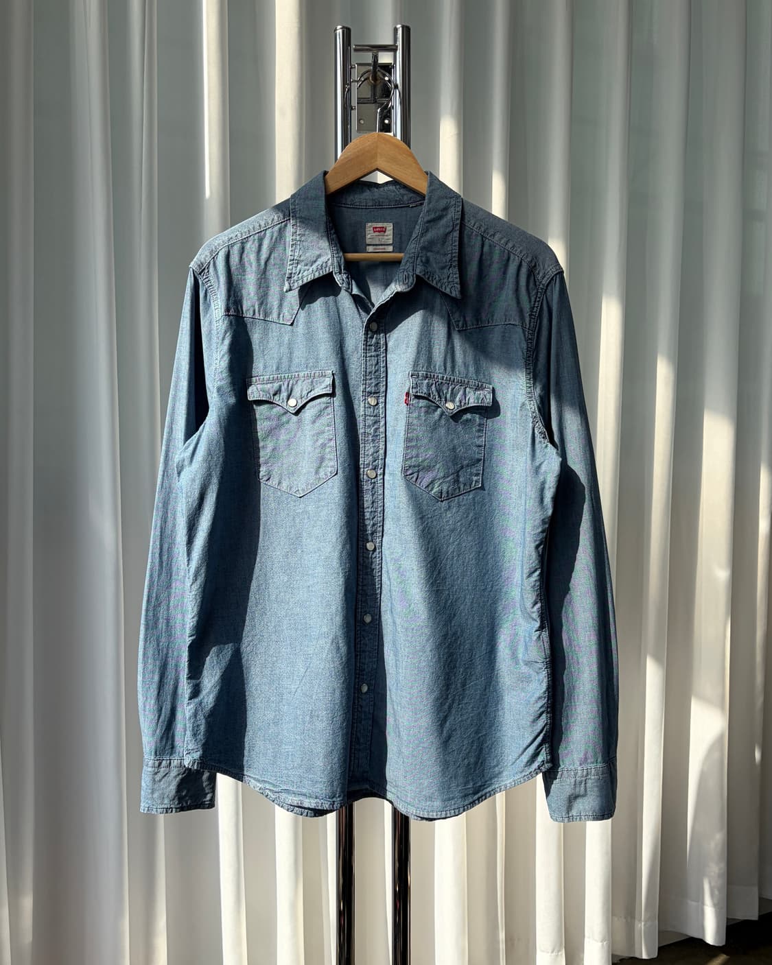 [L]리바이스 샴브레이 웨스턴 셔츠 상품이미지2