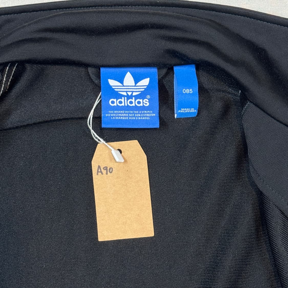 85) 아디다스 파이어버드 삼선 져지 트랙탑 집업 블랙 A90 상품이미지7