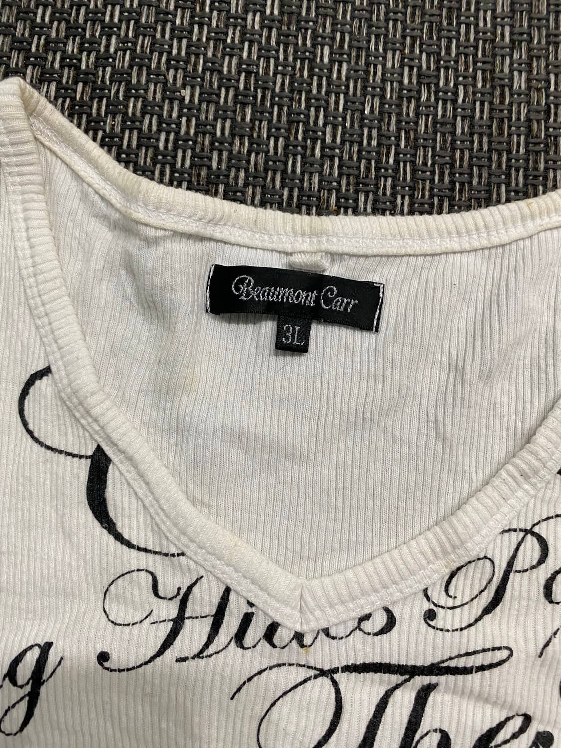 [Beaumont Carr]Over Size Y2K Lettering T 상품이미지5