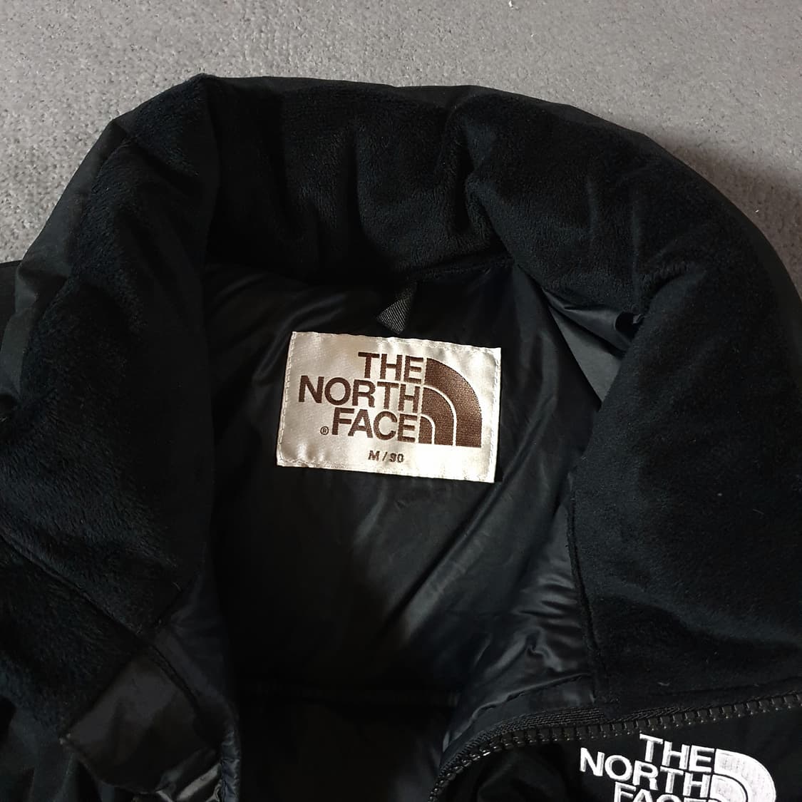 S 90 노스페이스 화이트라벨 노벨티 눕시 패딩 블랙 상품이미지8