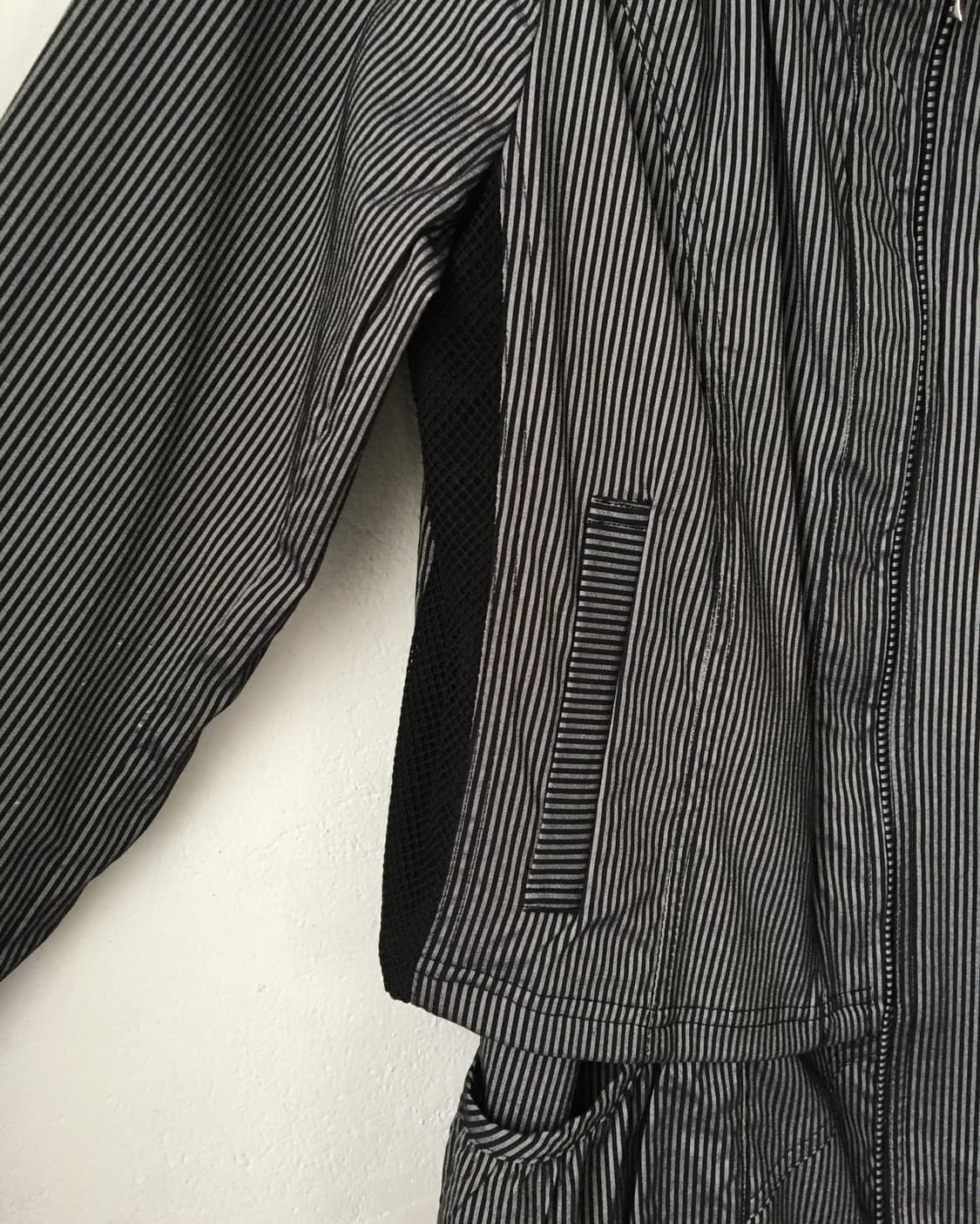 2way stripe pattern vest & jacket 상품이미지5