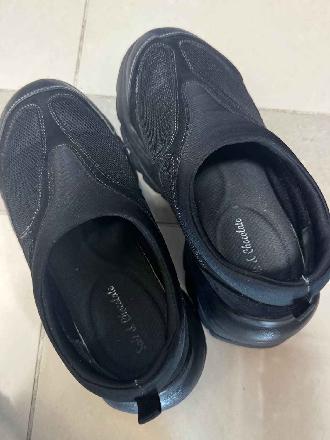 (240)솔트앤초콜릿 아콘 02.ver 스니커즈 412510001 블랙 상품이미지2