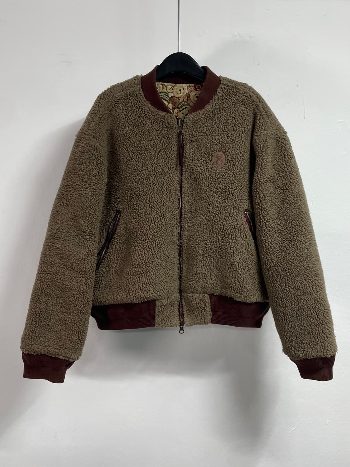 스컬프터 테디베어 곰돌이 리버시블 자켓(on.223) 상품이미지2