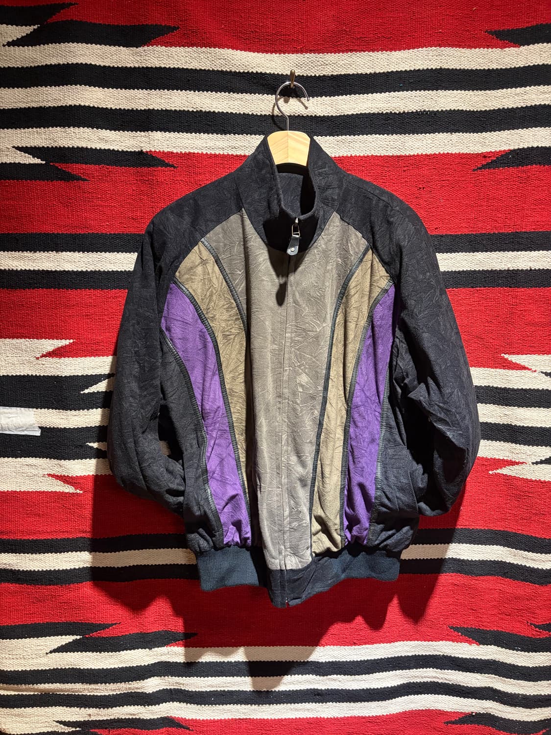 Native color way blouson / 컬러웨이 봄버 블루종 상품이미지1