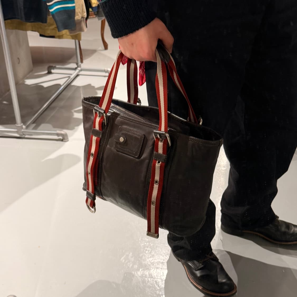 BALLY 발리 레더 토트백 숄더백 상품이미지3