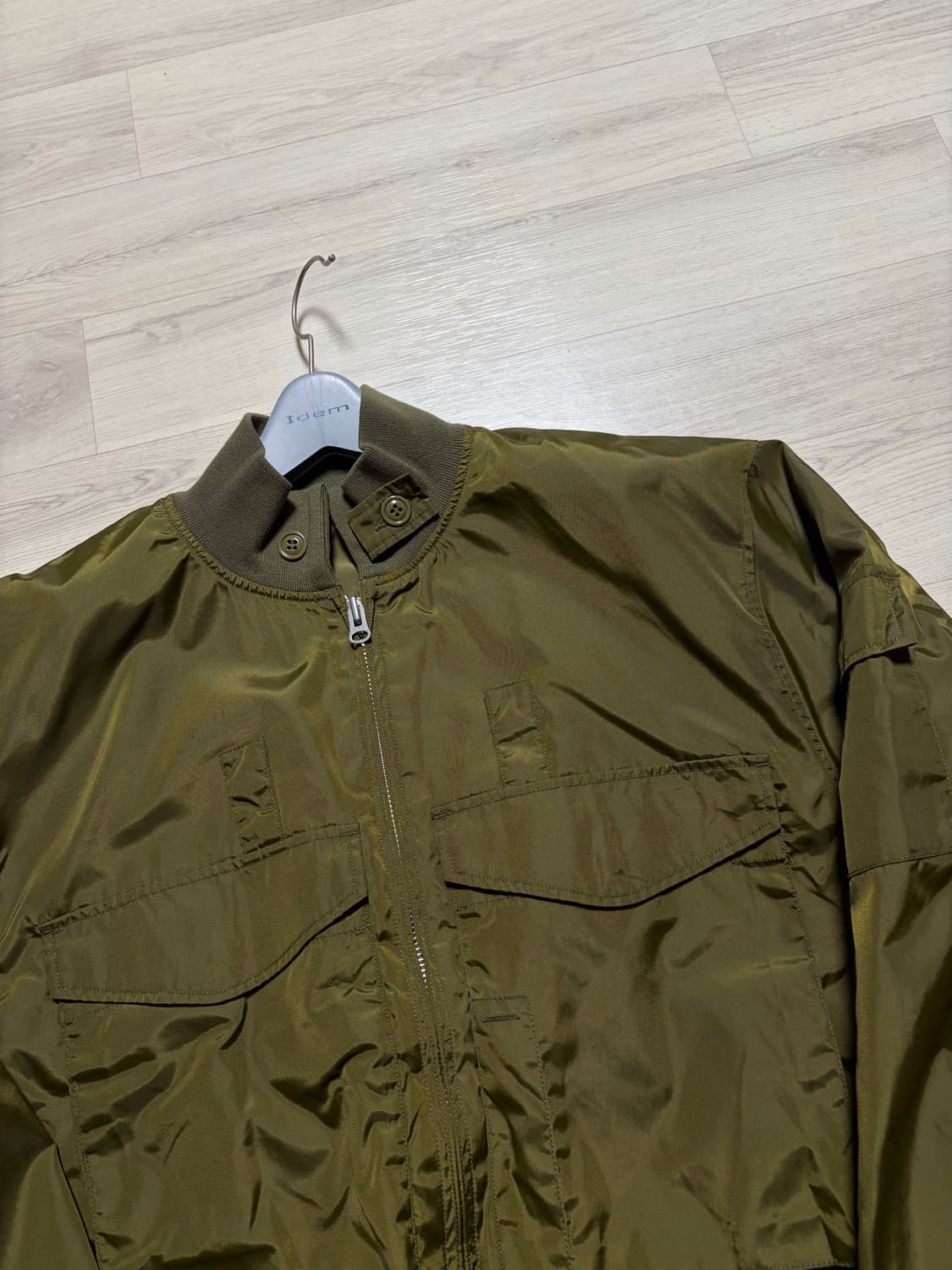 올리브드랩서비스 ODS 크루맨웹 자켓 올리브 M사이즈 판매 상품이미지2