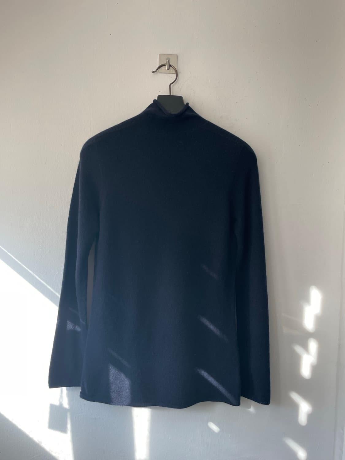 (토이오) 이태리 까리아지 캐시미어100 싱글 하이넥 롱 슬리브 홀가먼트 상품이미지7