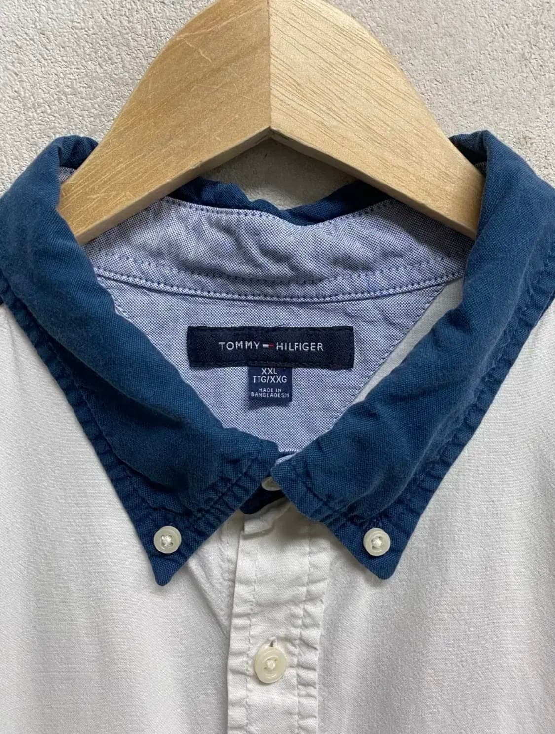 타미 90s빈티지 컬러블록 반팔 셔츠 2XL 상품이미지4