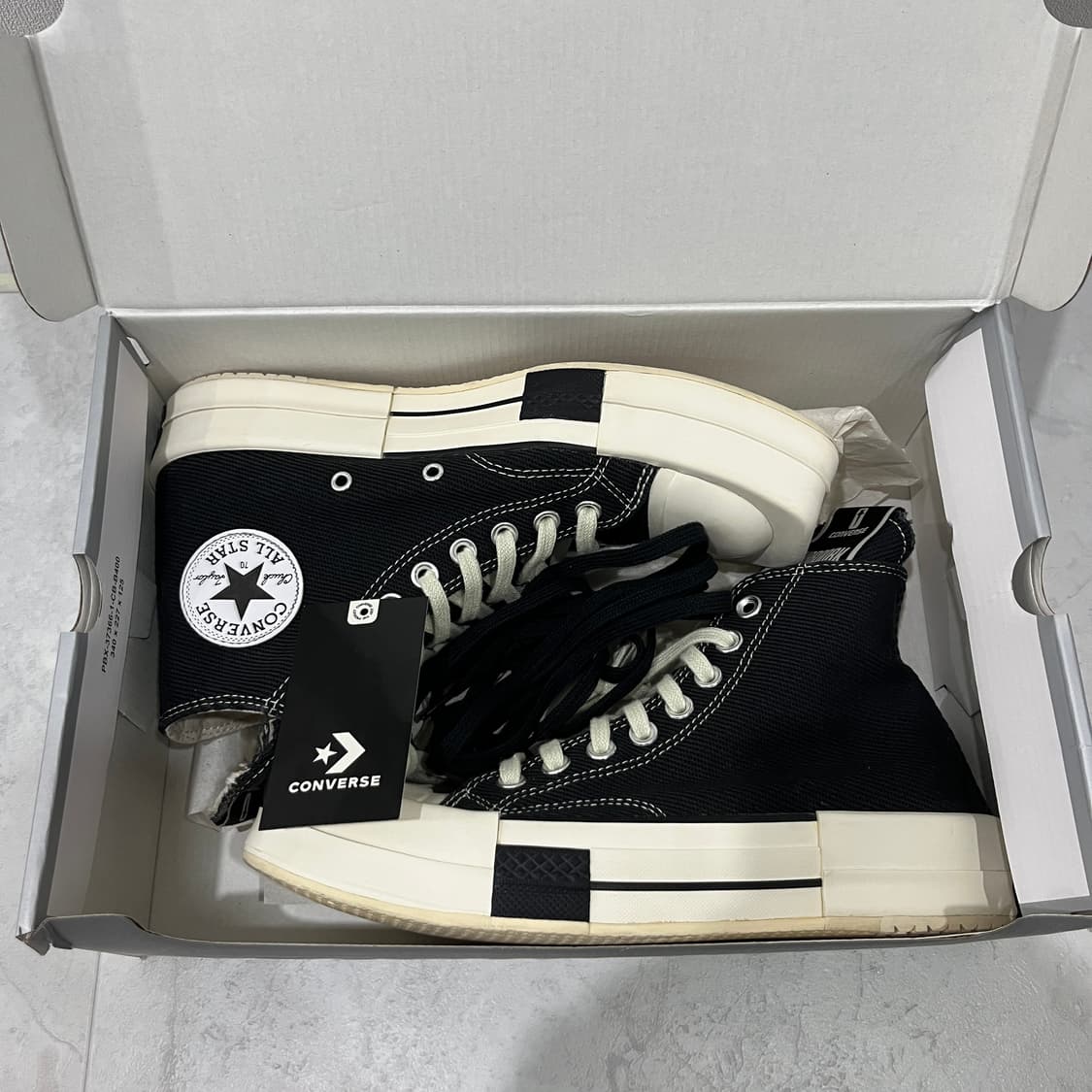 릭오웬스 다크쉐도우 x 컨버스 터보다크 척70 (릭컨) 상품이미지7