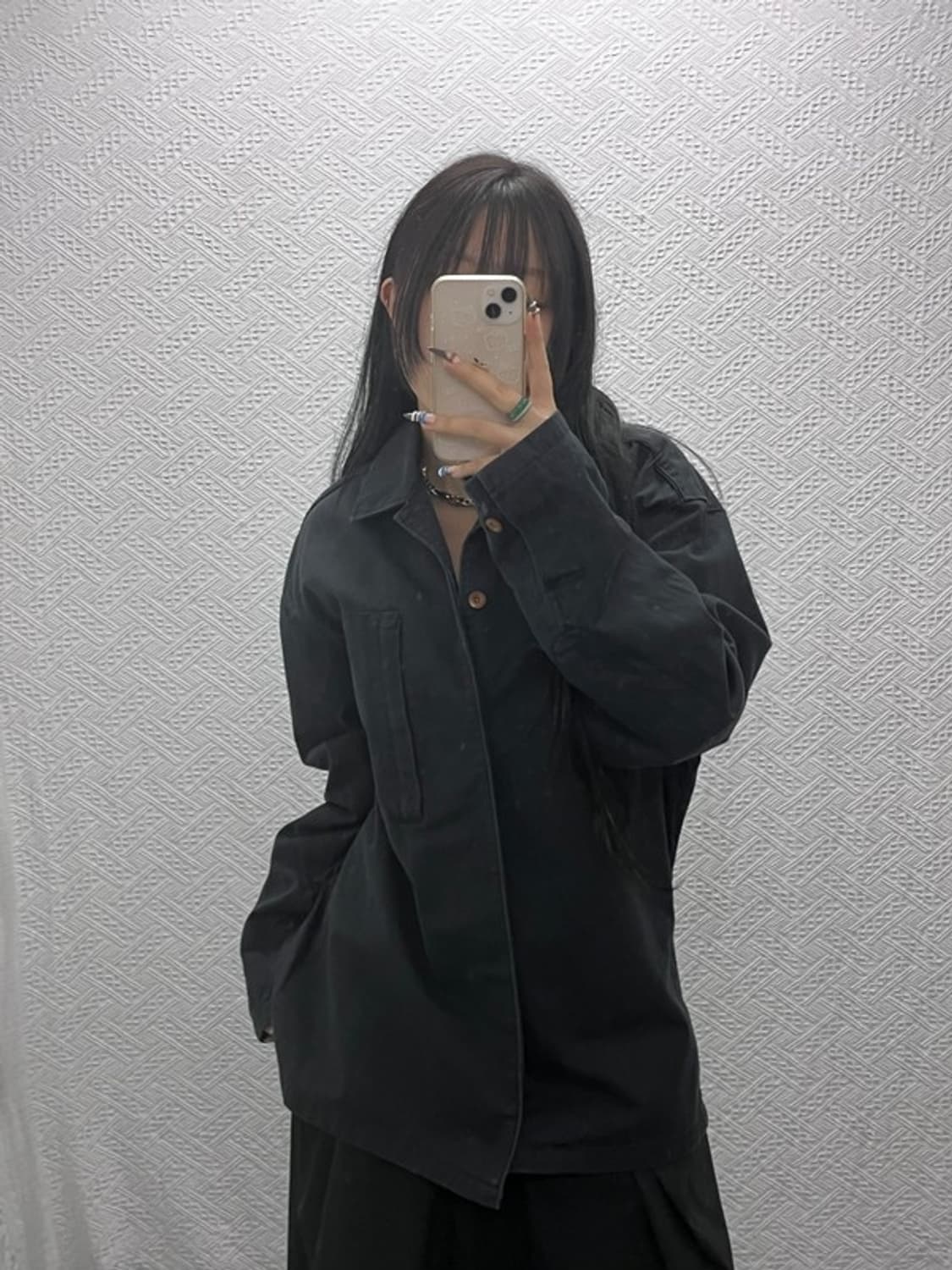 나이키 올드스쿨 암패치 블루종 워크 자켓 110 C06259 상품이미지1