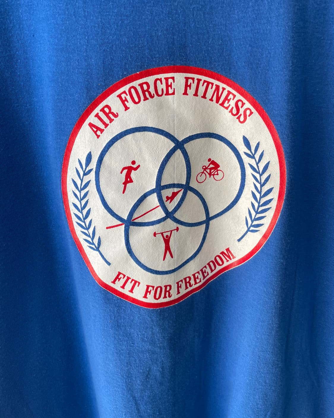 80s Air force fitness 티셔츠 상품이미지3