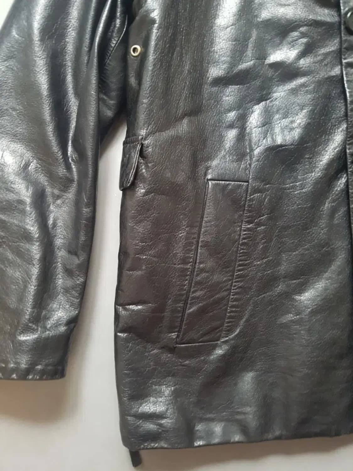 [105] 씨피컴퍼니 100% 소가죽 렌즈 자켓 점퍼 XL 상품이미지4