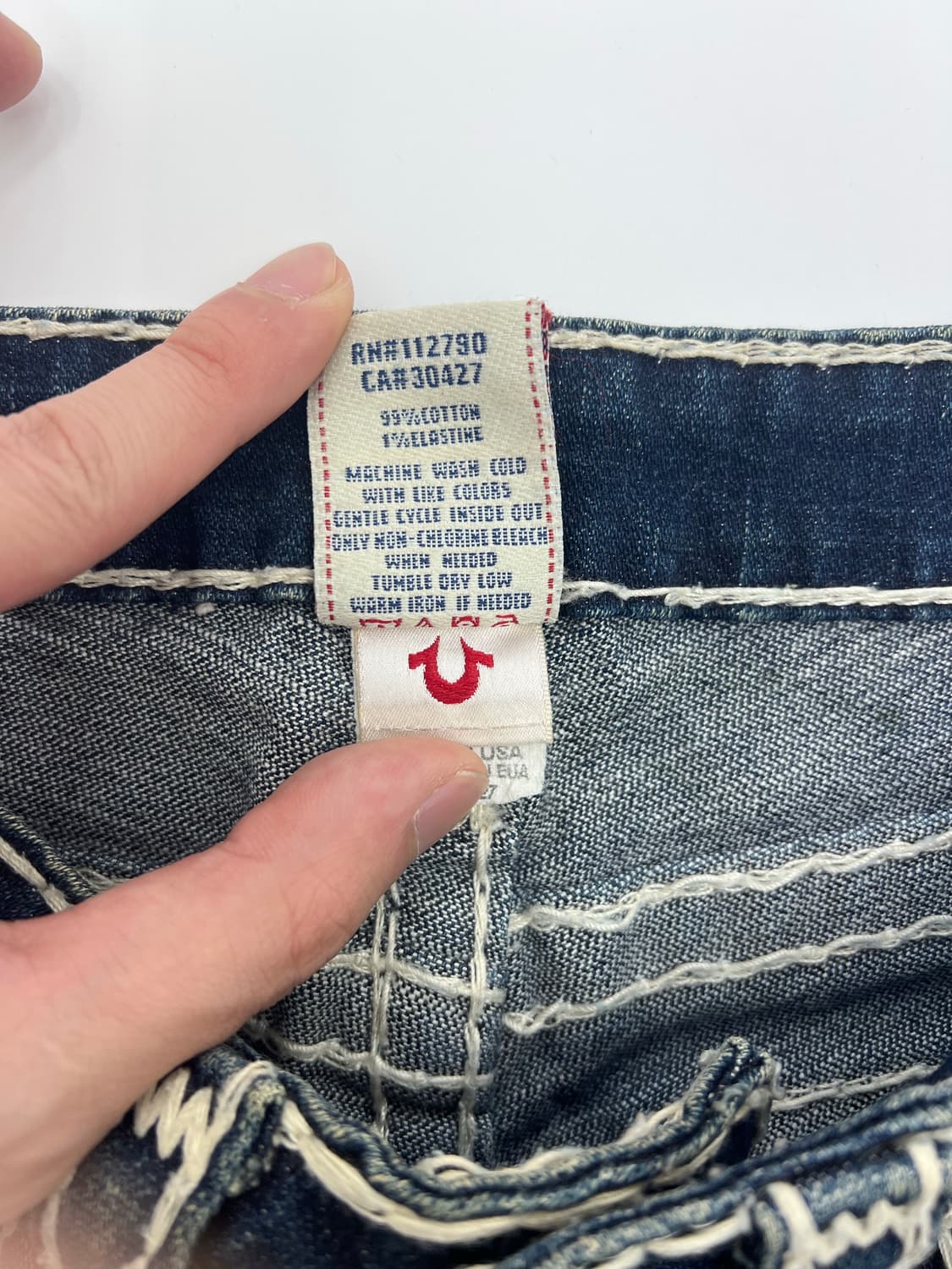 트루릴리젼 스티치 데님팬츠 상품이미지6