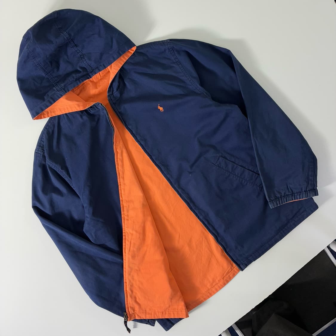 Polo  폴로 랄프로렌 자수 코튼 리버시블 후드 자켓 상품이미지1