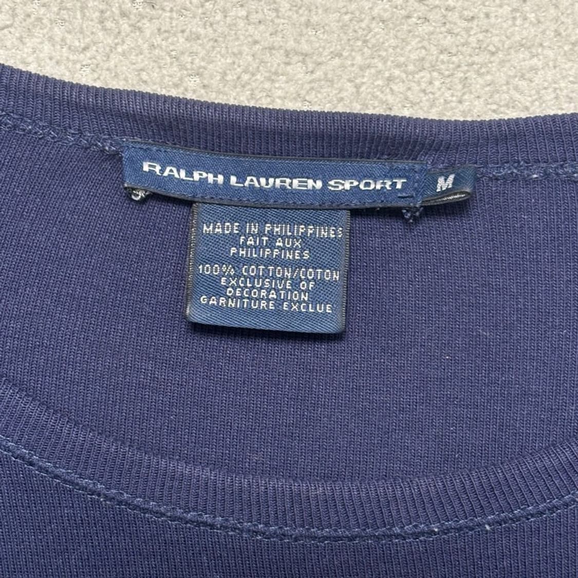 POLO RALPH LAUREN 롱슬리브 네이비 M 상품이미지4