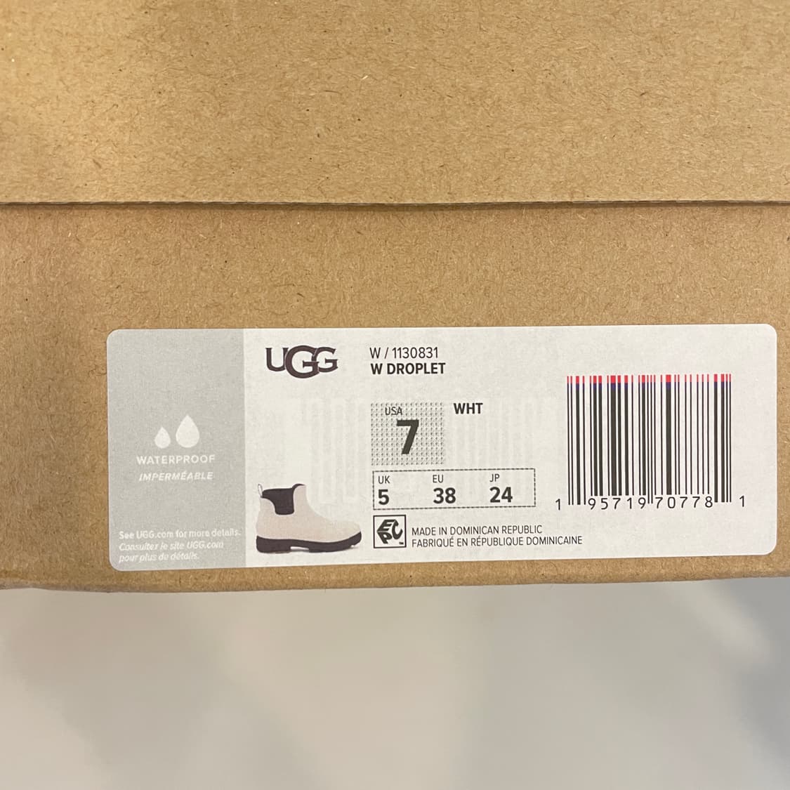 새상품 어그 드롭렛 부츠 us7  상품이미지4