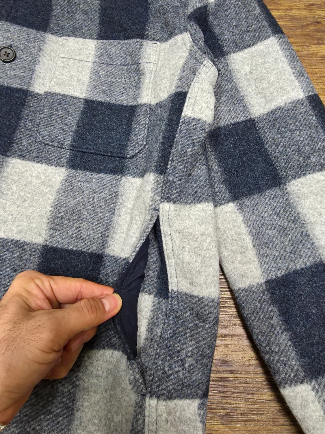 유니클로 플란넬 셔츠자켓 미사용품  상품이미지4