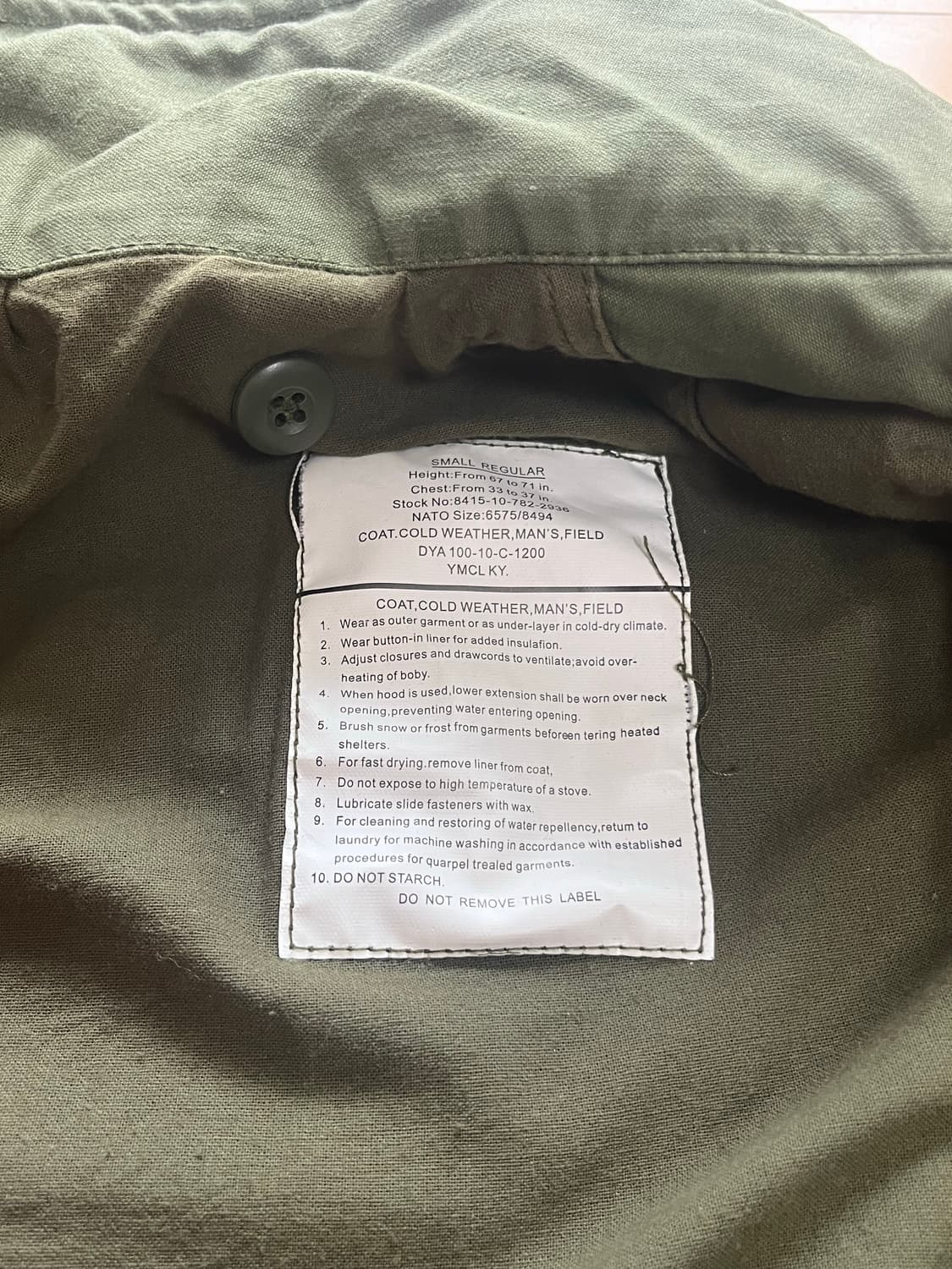 ymclky m65 필드자켓 택시드라이버 상품이미지5