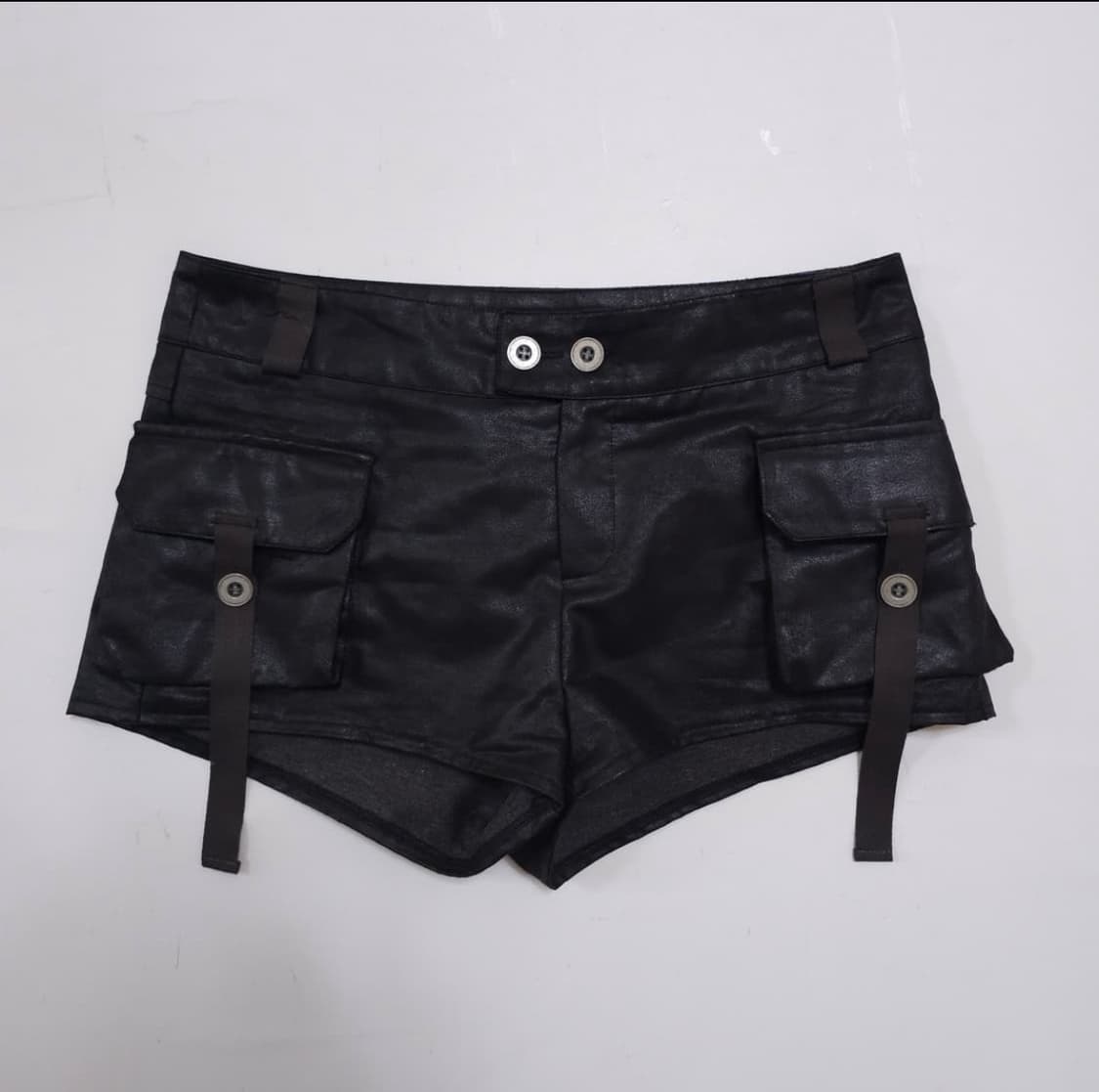 보헤미안서울 빈티지 레더 숏츠 상품이미지2