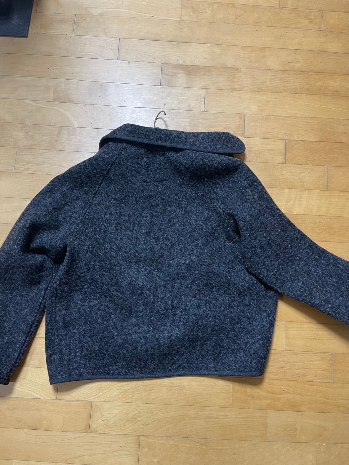 처칠롬퍼 부클 비치 자켓2 차콜 M 상품이미지2