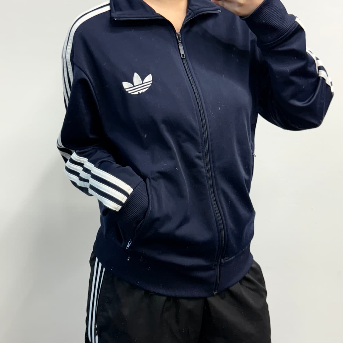 [L] 아디다스 네이비 트랙탑 져지 상품이미지1