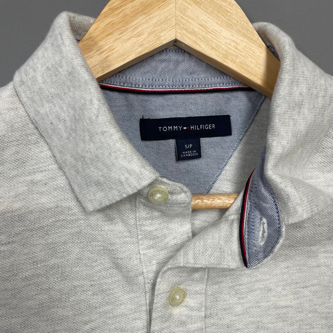 타미힐피거 카라 반팔티 그레이 S [052104] 상품이미지7