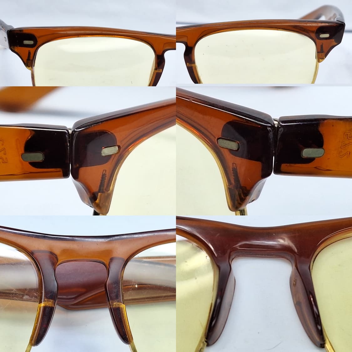 80s 이탈리아 빈티지/Reminiscence 572 콤비네이션 안경테  상품이미지5